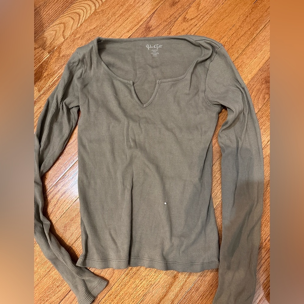 JOHN GALT BRANDY BROWN LONG SLEEVE
